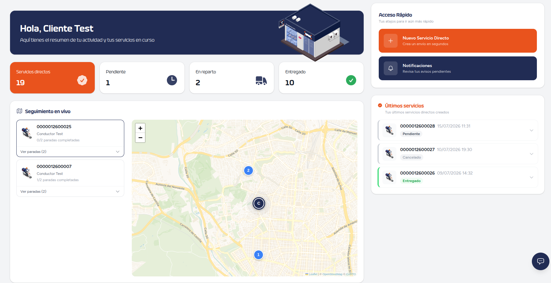 Portal de clientes